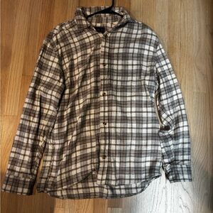 Abercrombie & Fitch Soft Plaid Shirt - Blue and Brown